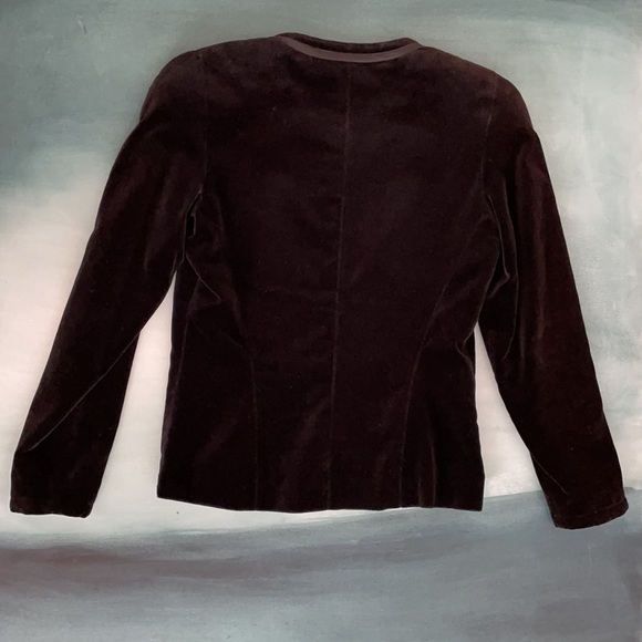Vintage Gianni Versace Black Velvet Jacket - Picture 12 of 13